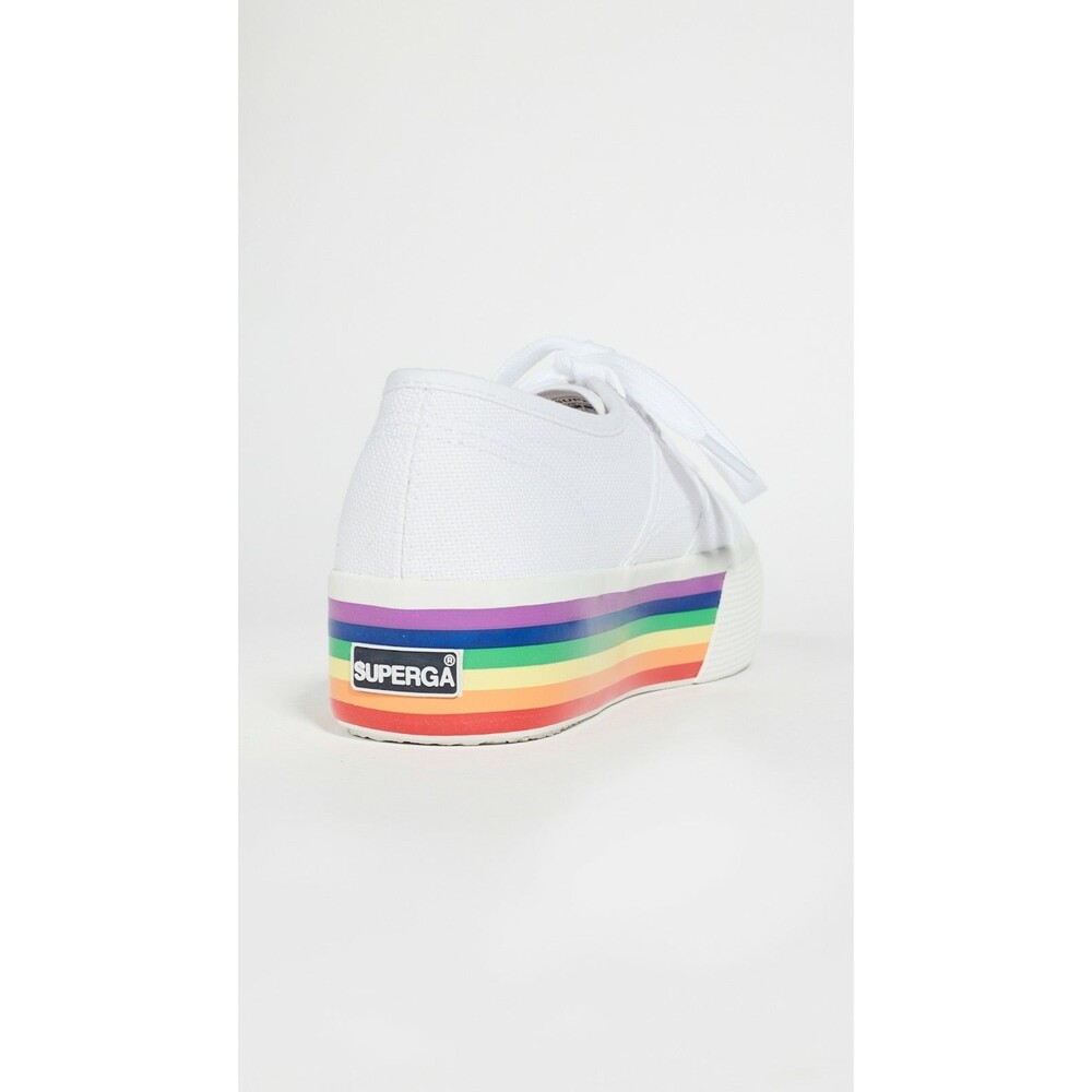 Superga 2790 Rainbow Pride Platform Lace Up Sneakers - Picture 5 of 5